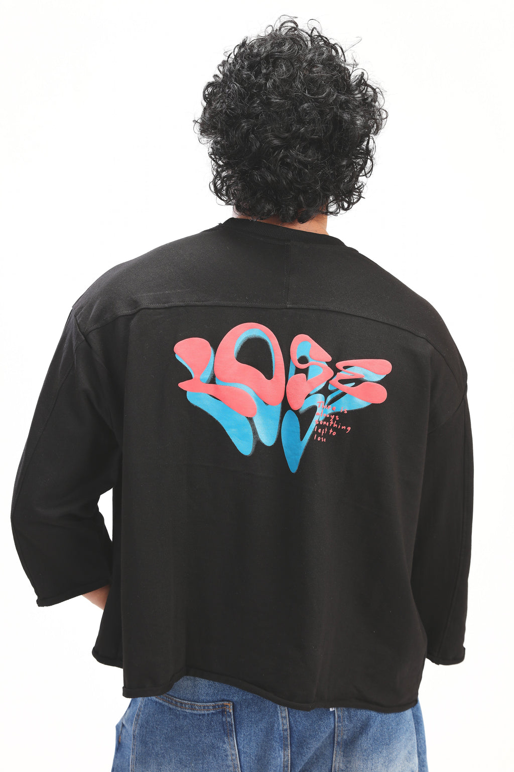 BLACK LOSE TEE