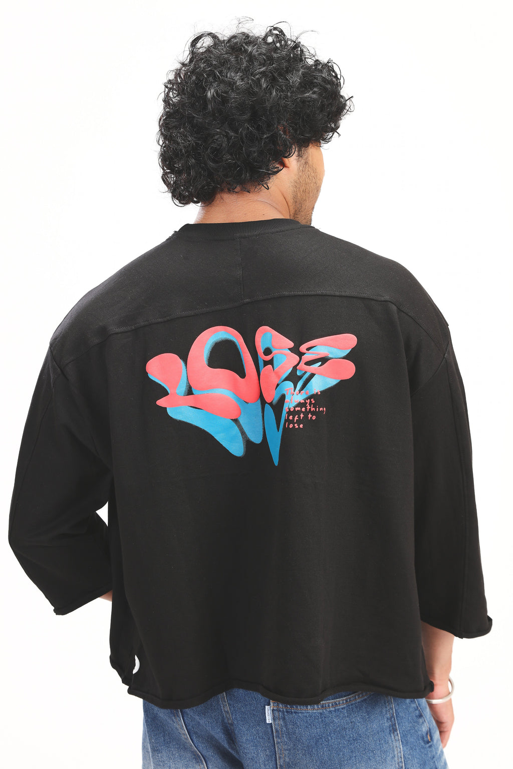 BLACK LOSE TEE