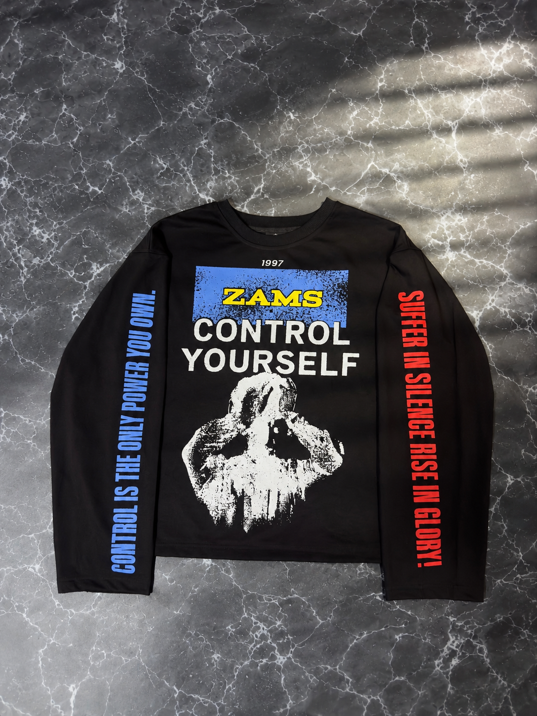Control Yourself Boxy Fit Long Sleeve T-Shirt