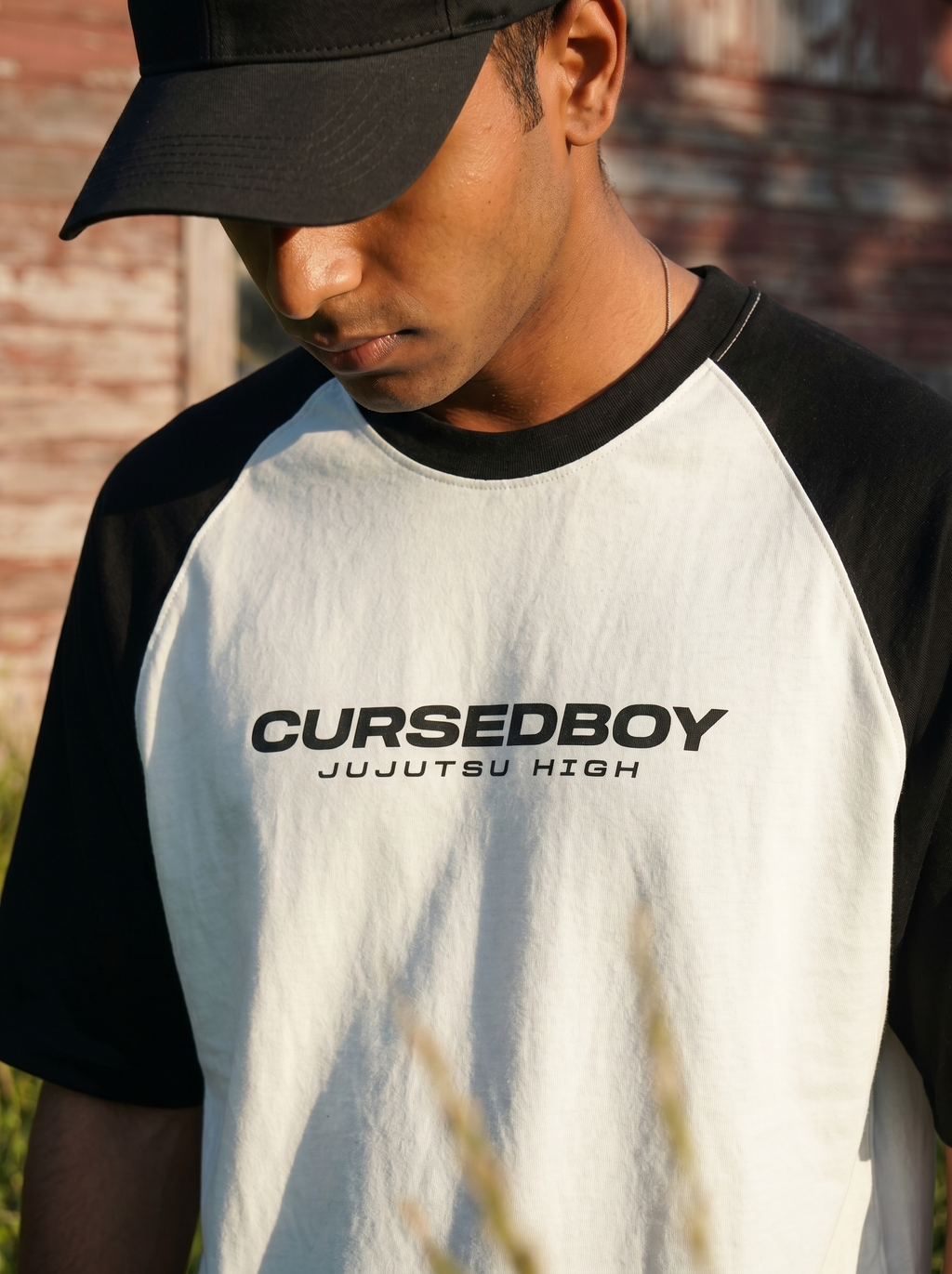 CursedBoy / Yuta JJK / Raglan Oversized T-shirt