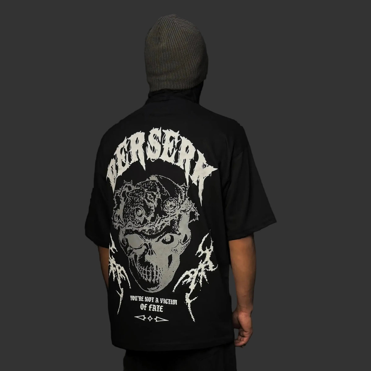 Berserk Victim of Fate Black Oversized T-shirt ZAMS
