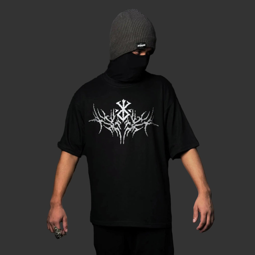 Berserk Victim of Fate Black Oversized T-shirt ZAMS