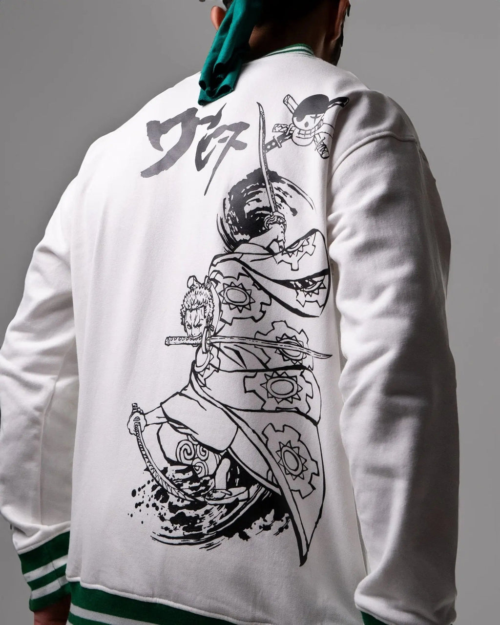 Zoro Vintage / One Piece / V-Neck Sweatshirt ZAMS