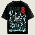 Black t-shirt with a Kaiju design and 'Kaiju No. 8' text.