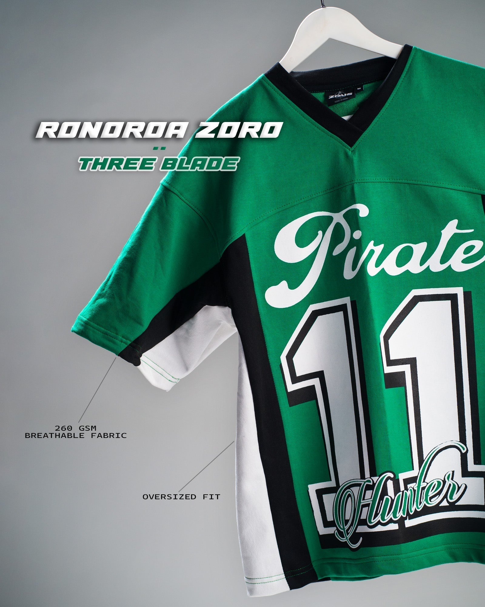 Zoro / Three Blades / Oversized T-shirt - ZAMS