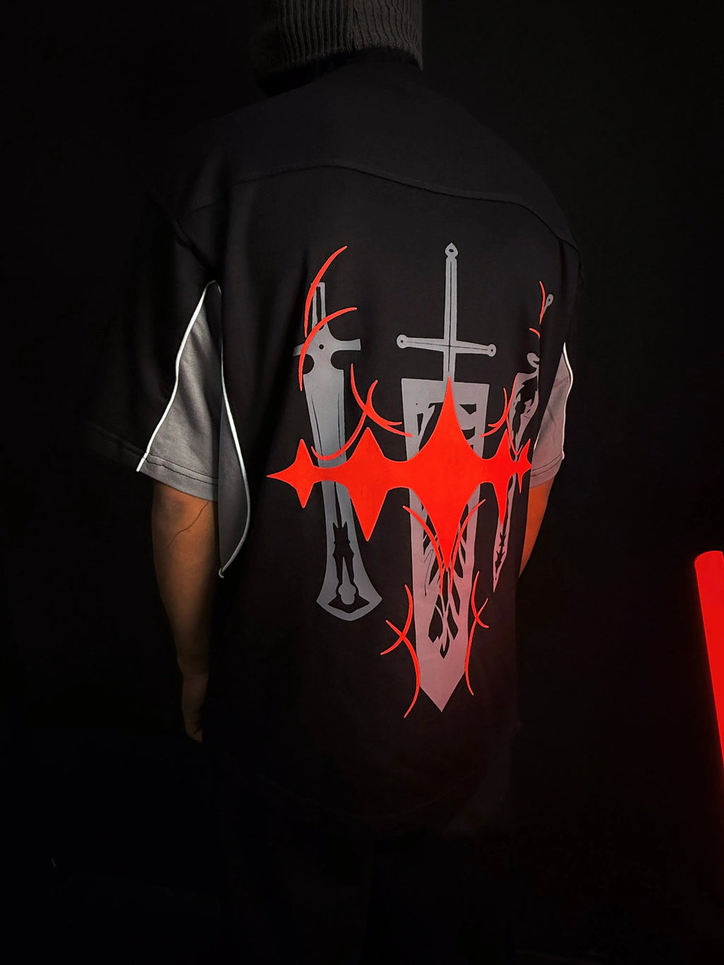 ASTA 002 / BLACK CLOVER / JERSEY PATTERN / OVERSIZED T-SHIRT ZAMS